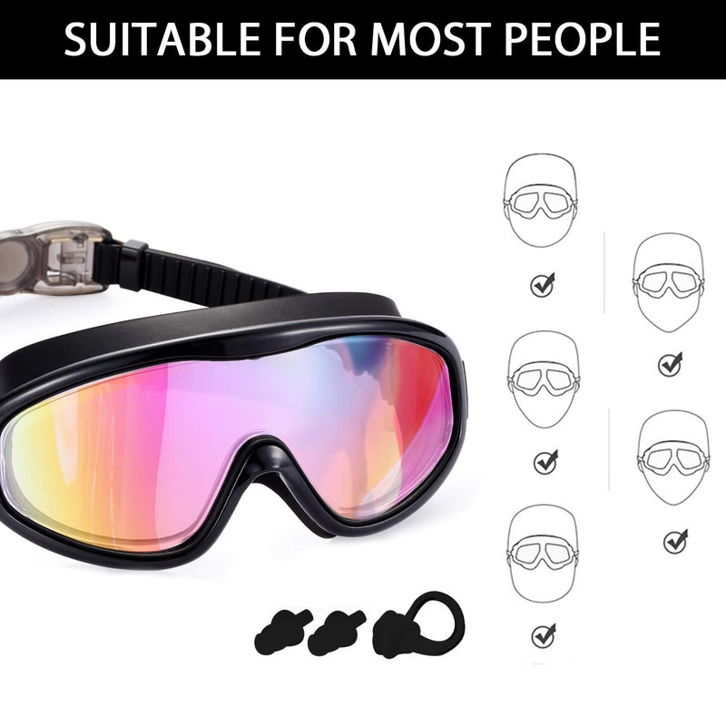 Young4us 2 Pack Kids Swim Goggles, Swimming Glasses for Children from 3 to 15 Years Old - Image 3
